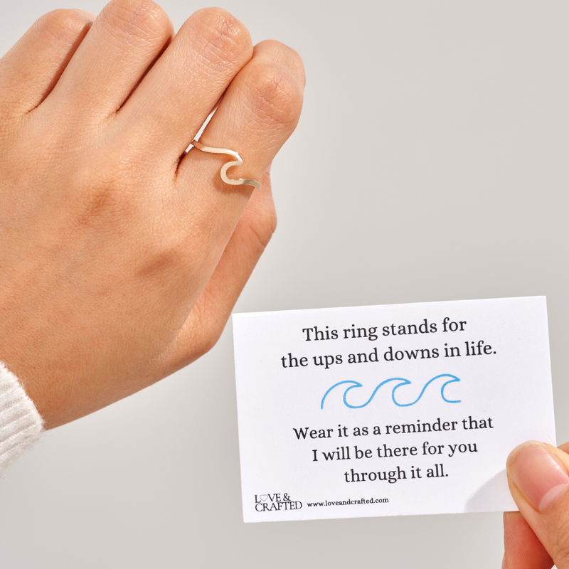 Gold Wave Ring