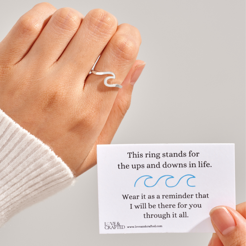 Silver Wave Ring