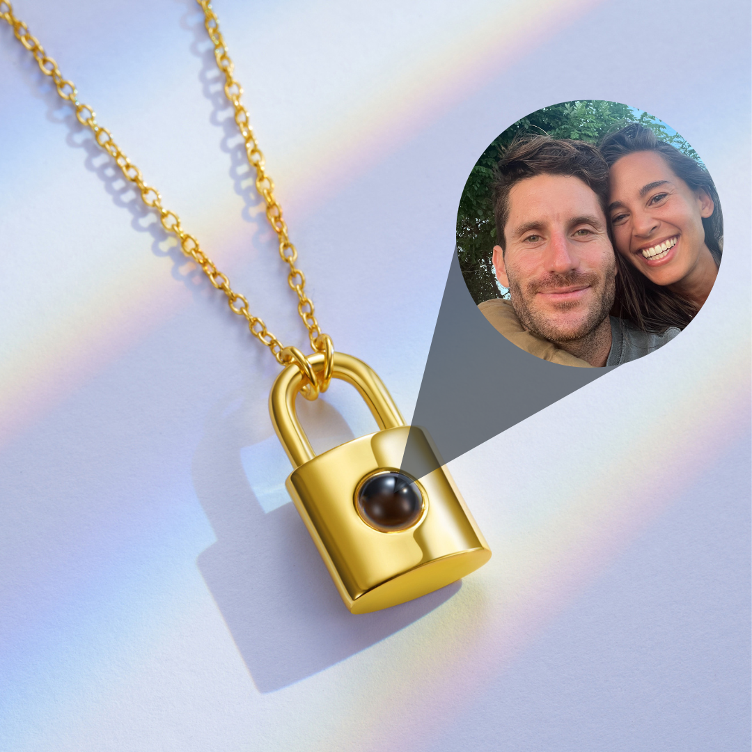 Lock Photo Necklace