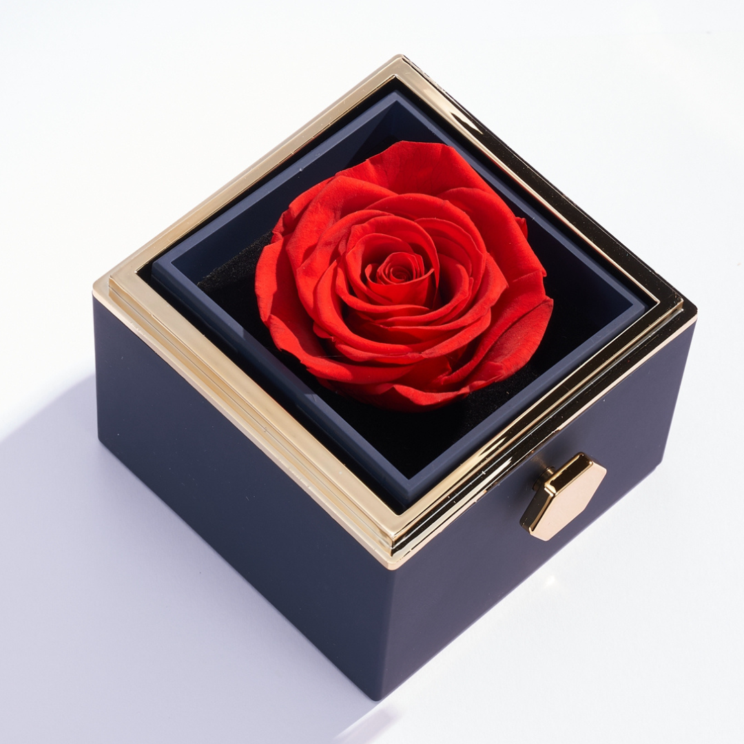 Rose Box & "I Love You" Necklace